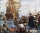 Mayflower Landing, by Bernard Gribble